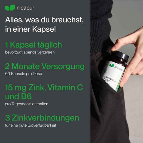 Nicapur Zinkcitrat 30 Kapseln - 4