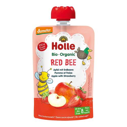 Holle Red Bee Apfel mit Erdbeere - 1