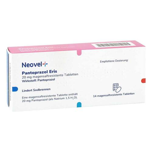 Pantoprazol Eris 20 mg magensaftresistent Tabletten Neovel+ - 3