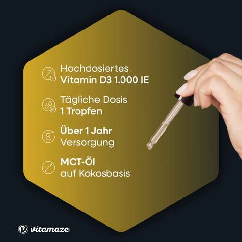 Vitamin D3 Tropfen 1.000 I.E. - 2