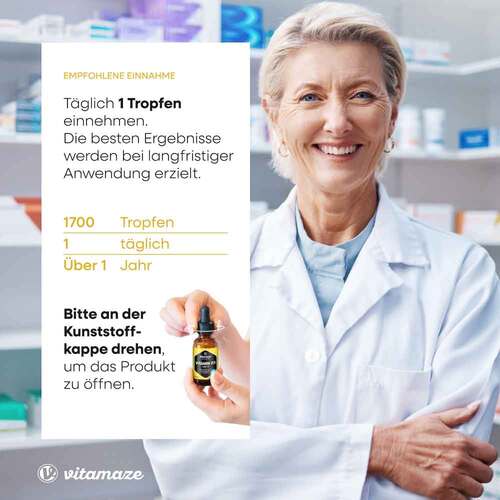 Vitamin D3 Tropfen 1.000 I.E. - 6