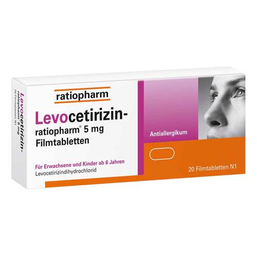 Levocetirizin-ratiopharm 5 mg Filmtabletten - 1