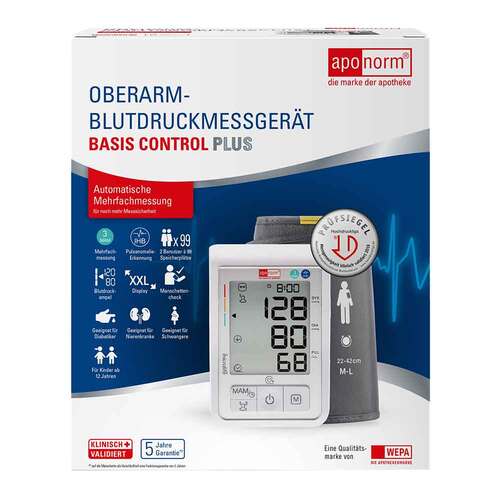 aponorm® Basis Control PLUS Oberarm-Blutdruckmessger&auml;t - 3