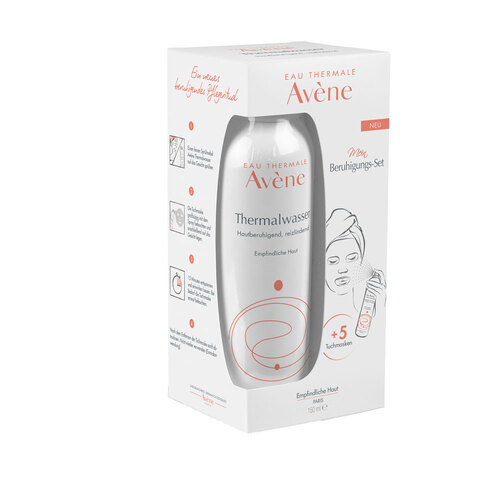 Avene Thermalwasser Spray + 5 Tuchmasken Set - 1