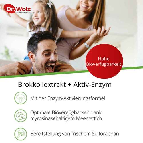 Brokkoliextrakt + Aktiv-Enzym Dr. Wolz magensaftresistent Kapseln  - 3