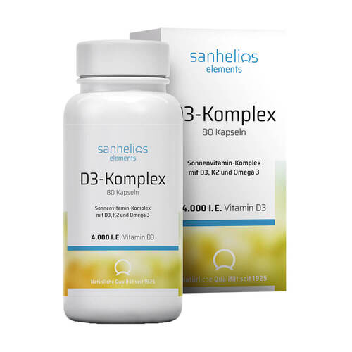 Sanhelios Vitamin D3 Sonnenvitamin-Komplex mit K2 - 1