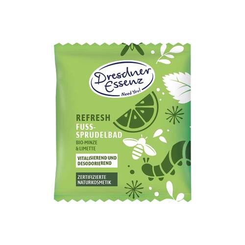 Dresdner Essenz Natu.Fu&szlig;-Sprudelb.Bio-Minze / Limette  - 1