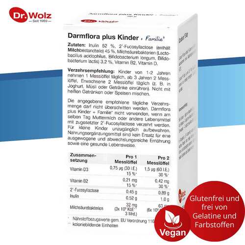Darmflora plus Kinder + Familie Pulver - 6