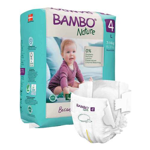 Bambo Nature Babywindel L Gr&ouml;&szlig;e 4 7 - 14 kg - 2