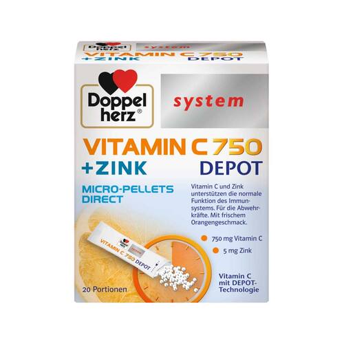 Doppelherz Vitamin C 750 Depot system Pellets - 1