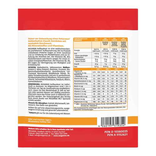 Megamax Aufbaukost neutral Pulver - 2