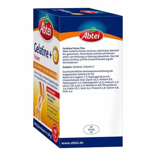 Abtei Gelatine Plus Vitamin C Pulver - 4
