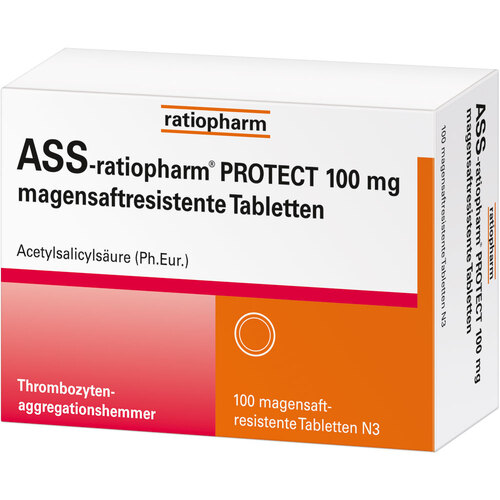 ASS-ratiopharm Protect 100 mg magensaftresistent Tabletten - 2