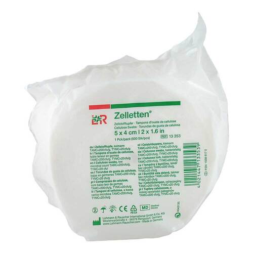 Zelletten Tupfer 4x5 cm keimreduziert Rolle - 1