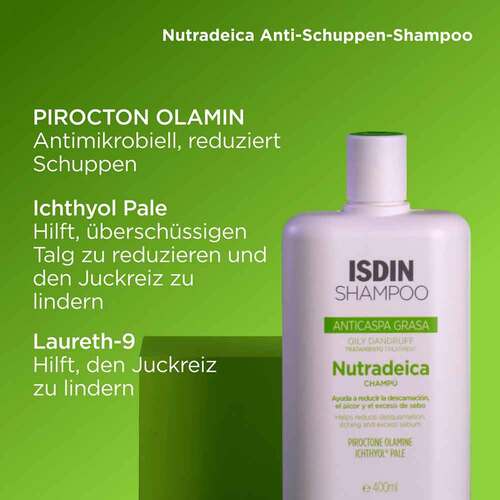 ISDIN Nutradeica Shampoo g.Schuppen und fettiges Haar - 8