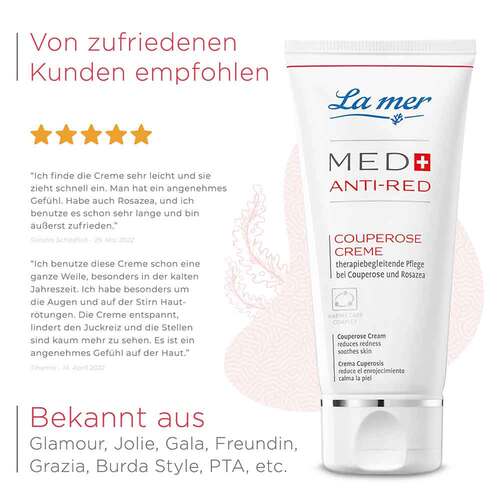 La mer Med + Anti-Red Couperose Creme ohne Parfum - 5