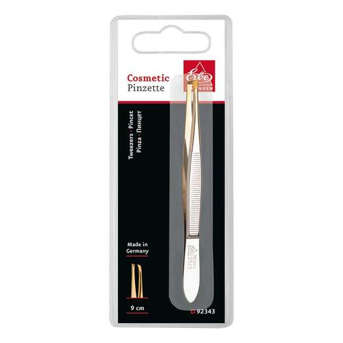 Erbe Pinzette Goldspitze schmal-schr&auml;g 9 cm - 1