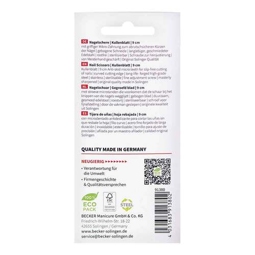 Erbe Nagelschere Kullenblatt 9 cm Inox - 4