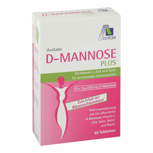 D-Mannose Plus 2000 mg Tabletten mit Vit.und Mineralstof. - 1