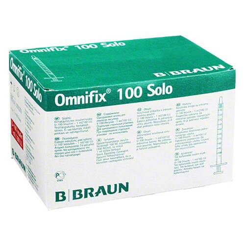 Omnifix Solo Insulinspritze 1 ml U40 - 1