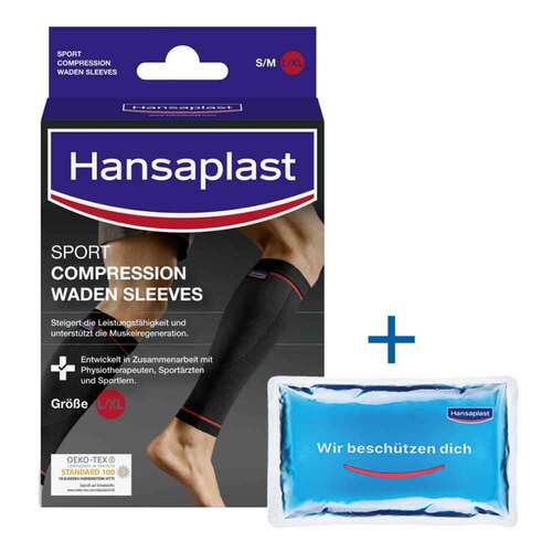 Hansaplast Sport Compression Waden-Sleeves Gr&ouml;&szlig;e L/XL - 1