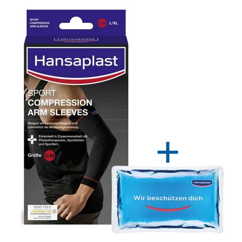 Hansaplast Sport Compression Arm-Sleeves Gr&ouml;&szlig;e S/M - 1