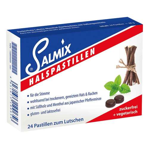 Salmix Halspastillen zuckerfrei - 1