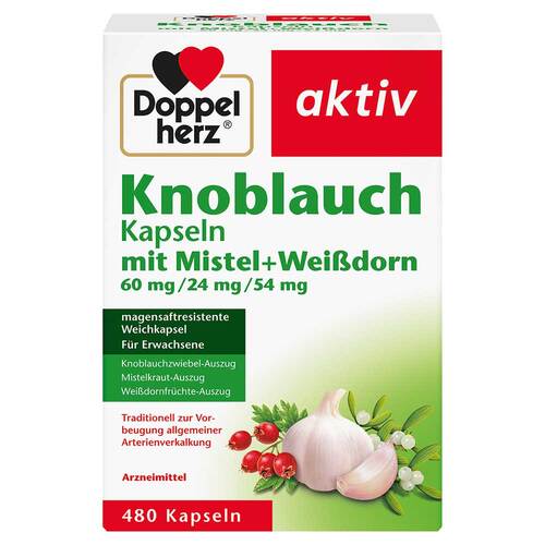 Doppelherz Knoblauch Mistel Wei&szlig;dorn Kapseln - 1