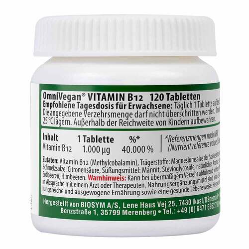 Omnivegan B12 1000 µg Tabletten mit Beerengeschmack - 2