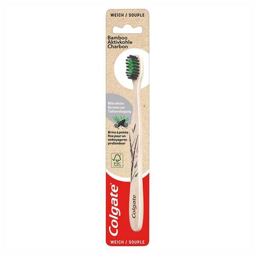 Colgate Bamboo Aktivkohle Zahnb&uuml;rste - 1