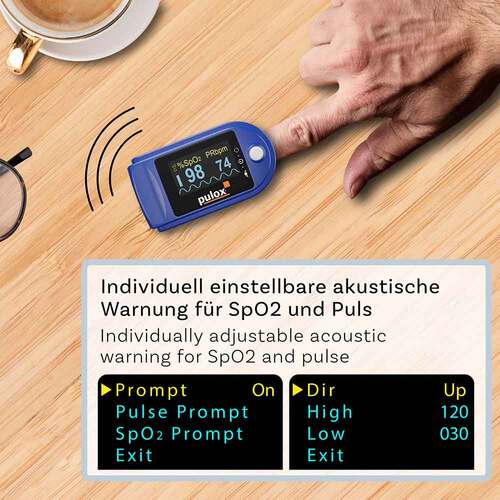 Pulox PO-200A Pulsoximeter blau - 3