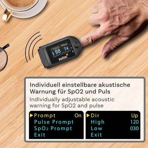 Pulox PO-200A Pulsoximeter schwarz - 3