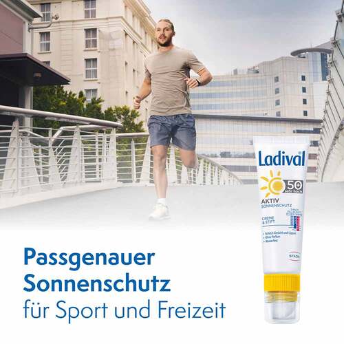 Ladival Aktiv Sonnenschutz Gesicht &amp; Lippen LSF 50 +  - 2