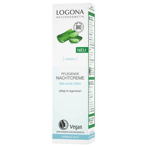 Logona Classic pflegende Nachtcreme Bio-Aloe Vera - 3