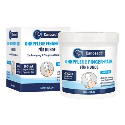 Canosept Ohrpflege Finger-Pads f&uuml;r Hunde - 1