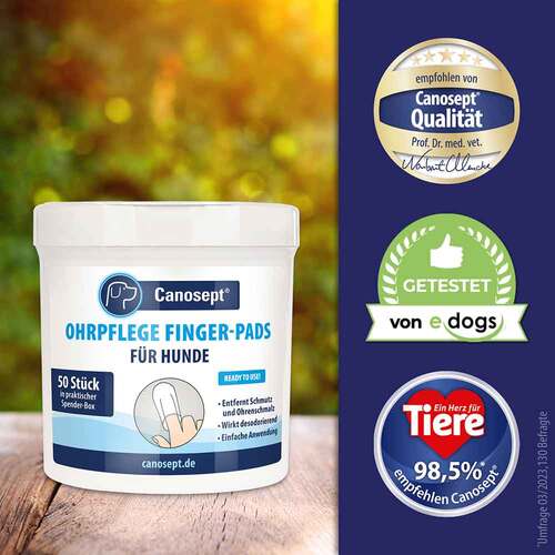 Canosept Ohrpflege Finger-Pads f&uuml;r Hunde - 5