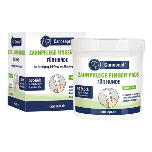 Canosept Zahnpflege Finger-Pads f&uuml;r Hunde - 1