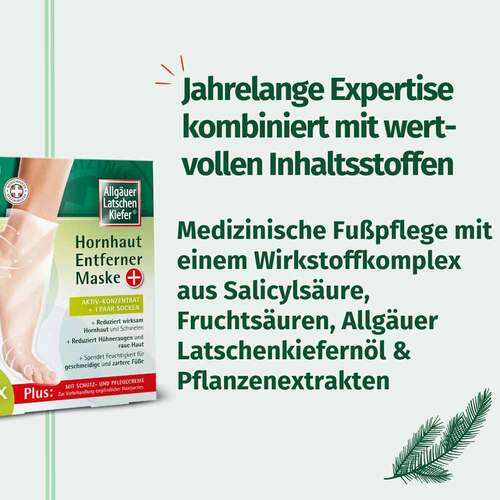 Allg&auml;uer Latschenkiefer Hornhaut Entferner Maske plus - 3