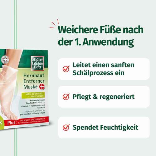 Allg&auml;uer Latschenkiefer Hornhaut Entferner Maske plus - 4
