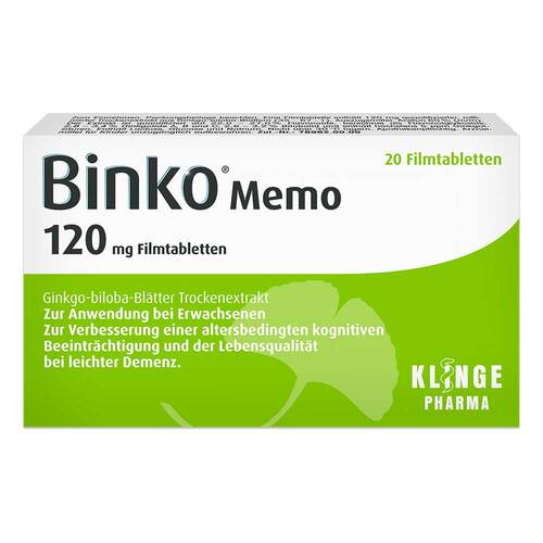 Binko Memo 120 mg Filmtabletten - 1