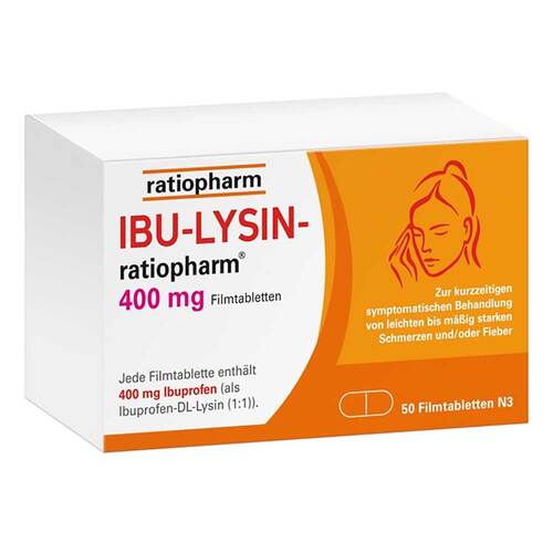 IBU LYSIN ratiopharm 400 mg - mit Ibuprofen - 1