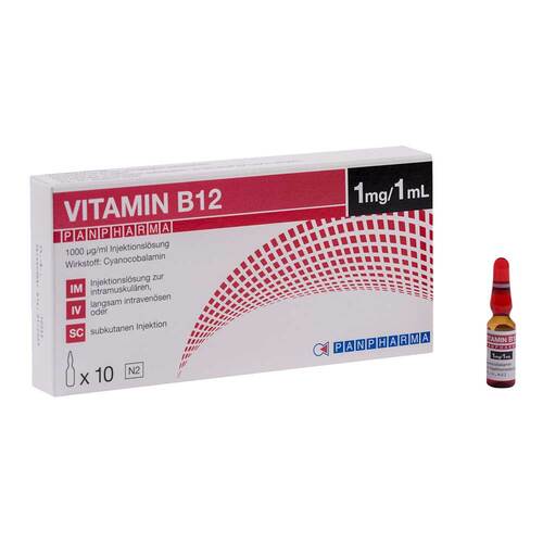 Vitamin B12 Panpharma 1000 µg / ml Injektionsl&ouml;sung  - 1