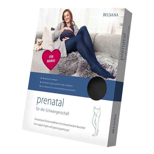 Belsana prenatal AT / U L schwarz mit Spitze  - 1