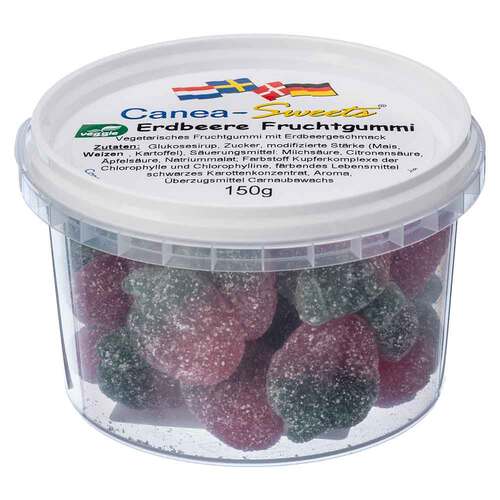 Erdbeeren Fruchtgummi vegetarisch Canea - 1