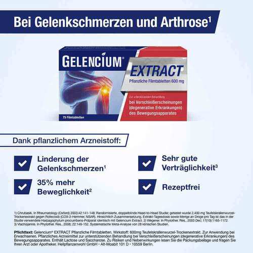 GELENCIUM® EXTRACT Pflanzliche Filmtabletten - 3