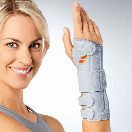 Manu-Hit Carpal Orthese rechts Gr&ouml;&szlig;e M platinum 07233 - 2