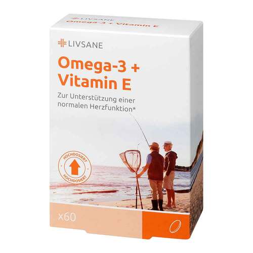 Livsane Omega-3 + Vitamin E Weichkapseln - 1