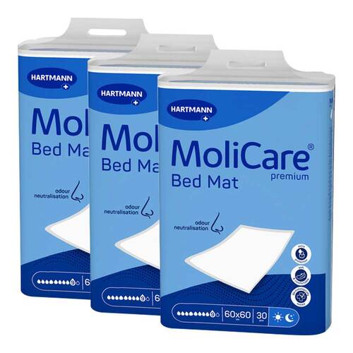 Molicare Premium Bed Mat 9 Tropfen 60x60 cm - 1
