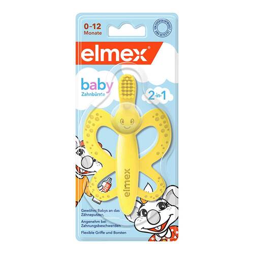 Elmex Baby Zahnb&uuml;rste und Bei&szlig;ring - 1