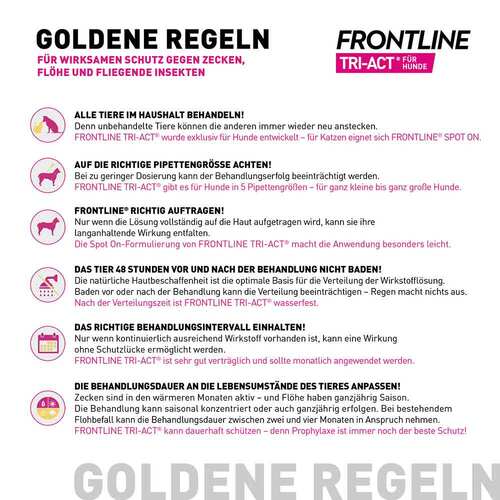 FRONTLINE TRI-ACT® gegen Zecke, Floh und fliegende Insekten bei Hunden (2-5kg) - 6